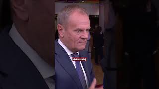 Tusk ja nie czekam na decyzje z Brukseli polityka polska uniaeuropejska migracja shorts [upl. by Atiloj92]