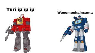 Turi Ip Ip Ip vs Wenomechainsama vs Napoli Juve Aperol Transformers G1 [upl. by Ahsaela]