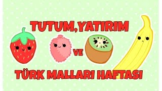 Yerli Malı Haftası  Meyveler Tekerlemesi Yazılı [upl. by Willman]