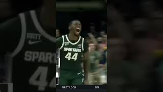 2023 MSU basketball teamncaabasketballMSUviralvideo [upl. by Nylirak904]