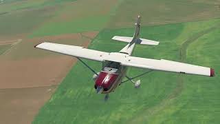 Cessna over Austinville Iowa [upl. by Daffie]