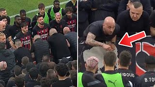 Curva Sud Milano Ultras Speak To AC Milan Players After Defeat [upl. by Llenrrad]