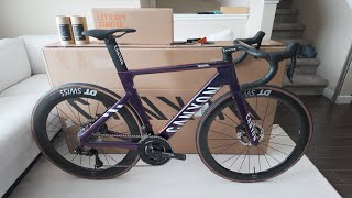 2024 Canyon Aeroad CFR Di2 Unboxing and Assembly [upl. by Oznerol414]