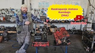 Rasklapanje motora S44k Kombajn ZMAJ [upl. by Grory824]