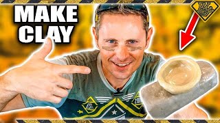 How To Make CLAY from DIRT Making Clay Is Easy amp TKOR Shows You The Easiest DIY Clay In The World [upl. by Elcarim504]