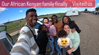 My African Kenyan family finally visits us for the first time interracialcouple [upl. by Beckerman]