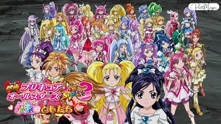 1080p Precure All Stars New Stage 3 Group Transformation [upl. by Alyakem]