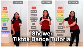 SHOWER TIKTOK DANCE TUTORIAL shorts [upl. by Durst283]