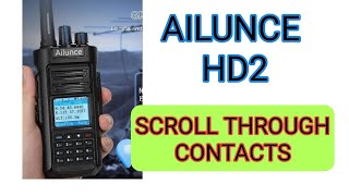 AILUNCE HD2  Easy Change Talkgroup VFO Mode [upl. by Nerty]