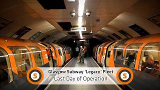 The Last Day of the Glasgow Subway Legacy Trains [upl. by Winnifred]