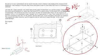 GDampT Datums  How do they work and how do they control Degrees of Freedom DOF [upl. by Onaireves469]