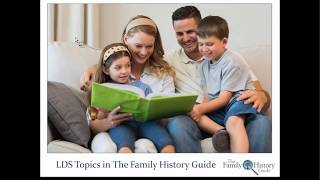 LDS Topics in The Family History Guide  Bob Taylor [upl. by Ecerahs]