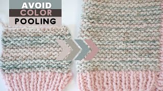 Alternating Skeins to Avoid Pooling in Flat Knitting  Knitting House Square [upl. by Marder]