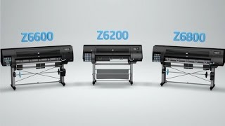 HP Designjet Production Printers  Z6200 Z6600 amp Z6800 [upl. by Irok636]