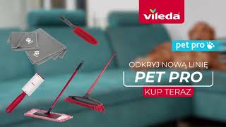 Vileda Pet Pro Szczotka do zamiatania sierści i włosów Always Clean [upl. by Ztnaj518]