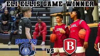 Eli Ellis Game Winner Moravian Prep vs The Burlington School Comes Down to the Last Second [upl. by Irolav876]