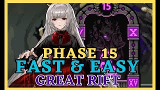 DOUBLE CAST Clear The Great Rift Phase 15 with Rie NERF  King God Castle [upl. by Whipple593]