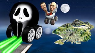 SARIM peste toata HARTA cu MASINI de HALLOWEEN in GTA 5 [upl. by Middle]