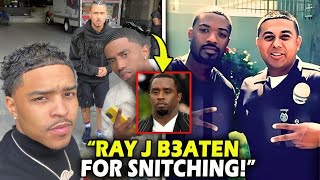 Christian amp Justin Combs ATTACK Ray J After He SNITCHES on Diddy to the FEDs [upl. by Anorahs603]