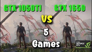 GTX 1050 TI vs GTX 1650  Test in 5 Games in 2024 [upl. by Trauts367]