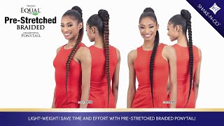 Freetress Equal Prestretched Braided Ponytail 38quot [upl. by Amsirp]