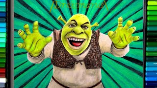 Drawing Shrek Voice Mike Myers  4KUHD  Drakonarus [upl. by Weisburgh]