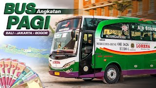 Denpasar  Bogor  Naik LORENA SatuSatunya Bus Pagi dari Bali ke Bogor Part 1 [upl. by Neirod535]