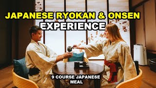 Our First Time Experiencing a Japanese Ryokan Kaiseki Ryori amp Onsen A MUST DO IN JAPAN 📍Hakone [upl. by Cahn]