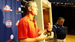 Samford basketball media day  Mike Morris [upl. by Yentruocal769]