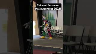 Glamrock Chica Cosplay Competition shorts fnafcosplay cosplaycontest fnafmovie [upl. by Woothen]