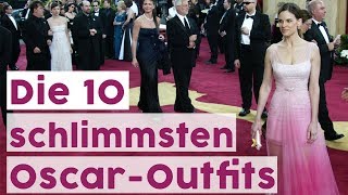 Die Top 10 der schlimmsten OscarLooks aller Zeiten [upl. by Og]