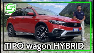 FIAT TIPO wagon HYBRID  Station e ibrida formula perfetta  Test Drive [upl. by Ennailuj]