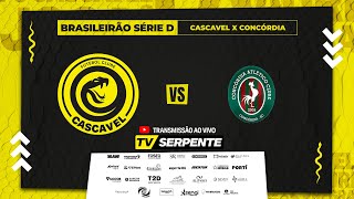 CASCAVEL x CONCÓRDIA  BRASILEIRÃO SÉRIE D  2ª FASE [upl. by Ahsikin]