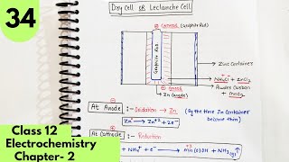 Batteries Dry cell Leclanche cell Primary batteryElectrochemistry Class12 neet jee class12 [upl. by Elehcar]