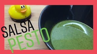 ✅ Cómo hacer SALSA PESTO casera  Recetas SIN GLUTEN 🤤  recetas en Thermomix [upl. by Drofhsa]