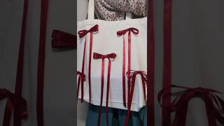 Diy shopper with bow🎀ll PratibhaDIY lldiyshopperdiy trending youtubeshorts viralshort shorts [upl. by Body]