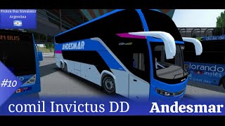 Proton Bus Simulator Argentina 10Comil Invictus DDEmpresa Andesmar [upl. by Noimad]