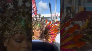 Rihanna in Barbados for Crop Over 2024 🇧🇧💐 rihanna barbados cropover [upl. by Adnwahsar726]