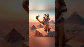 كلب بلدي علي قمه الهرم Egyptian dog spotted on the top of the Pyramids [upl. by Jaymie188]