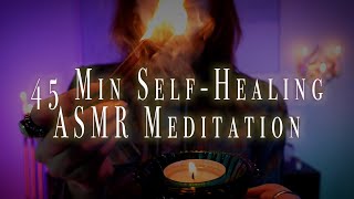 45 Min Self Healing ASMR Meditation  Scalar Energy Discovery  Aura  Meridians  Chakras [upl. by Basilio237]