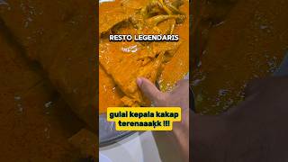 Gulai kepala Kakap terenak di Restoran Legendaris gulaikepalakakap gulaikepalaikan medanbaru [upl. by Perni]