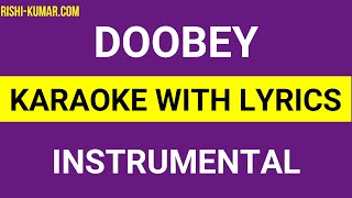 Doobey Karaoke Instrumental with Lyrics  oaffmusic  Lothika  Ringtone  Gehraiyaan [upl. by Zere]