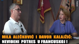 Mila Alečković i Davor Kalajžić Neviđeni potres  u Francuskoj Makron i globalisti spremaju da [upl. by Congdon]