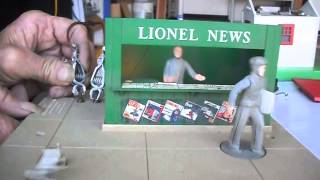 Used  Lionel 128 News Stand [upl. by Jazmin]