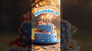 11 November Best Happy Birthday Song Happy Birthday WhatsApp Status shorts celebrationavenue [upl. by Erodeht]