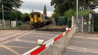 Nantwich Station Level Crossing  Cheshire [upl. by Attenod]