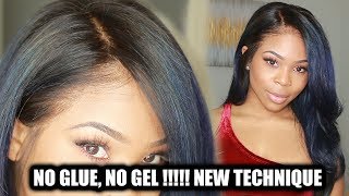 SALON SECRETS Glueless LACE FRONT WIG Technique  WOWAFRICAN [upl. by Alyal]