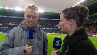 Simon Kjær interview after Denmark vs Norway on 8 June 2024 [upl. by Llyrrad]