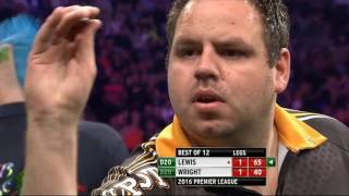 Adrian Lewis vs Peter Wright ᴴᴰ Week 10 Betway Premier League Darts 2016 [upl. by Adnert]