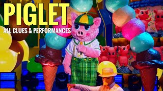 The Masked Singer Piglet All Clues Performance amp Reveal [upl. by Redleh397]